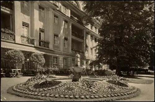 Ansichtskarte Bad Liebenstein Kurpark Partie im Kurgarten DDR AK 1959