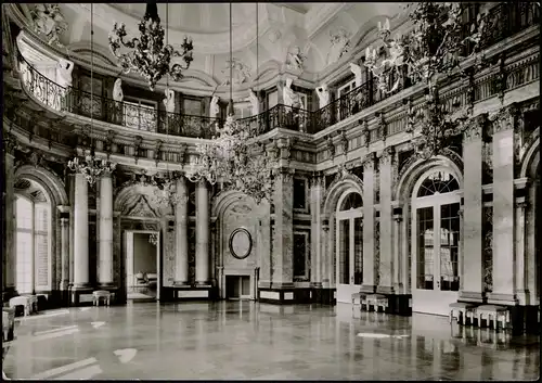 Ansichtskarte Stuttgart NEUES SCHLOSS Marmorsaal 1960