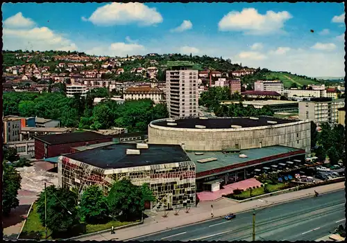 Ansichtskarte Stuttgart Konzerthaus Liederhalle Stadt Teilansicht 1965