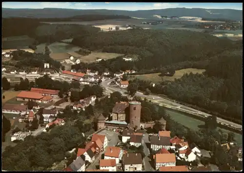 Ansichtskarte Trendelburg Luftbild 1986