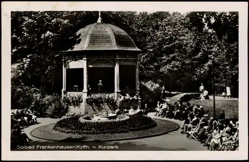 Ansichtskarte Bad Frankenhausen Parkanlage 1954
