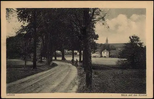 Ansichtskarte Kloster Lehnin Blick auf Stadt und Kloster 1923