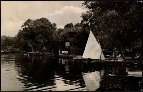 Ansichtskarte Arendsee (Altmark) Arendsee Anlegestelle DDR AK 1958