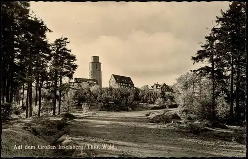 Brotterode Auf dem Großen Inselsberg Thür. Wald DDR AK 1968/1957