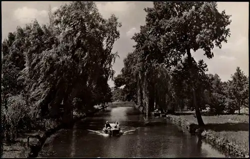 Ansichtskarte Groß Köris Kanal Partie DDR AK 1966/1964