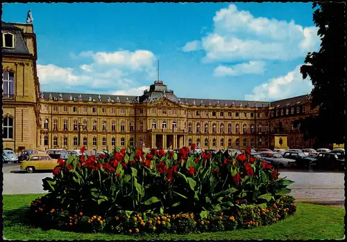 Ansichtskarte Stuttgart Neues Schloss (Castle Building) 1965