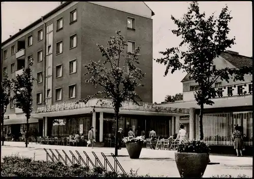 Frankfurt (Oder) Karl-Marx-Straße Wohn- und Geschäftshaus DDR AK 1965/1963