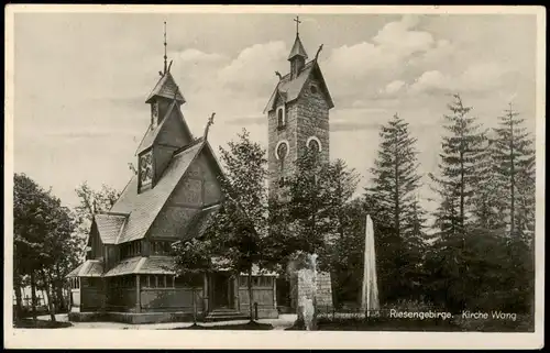 Brückenberg-Krummhübel Karpacz Górny Karpacz Stabkirche Wang 1938