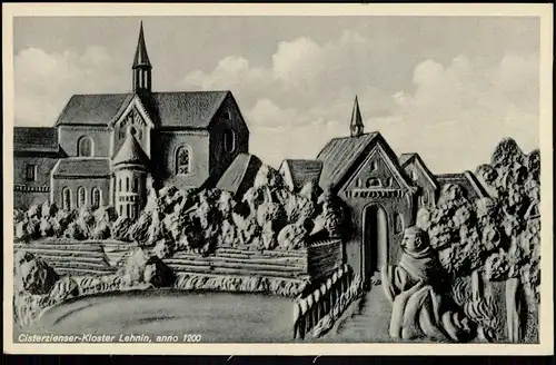 Ansichtskarte Kloster Lehnin Cisterzienser-Kloster Lehnin, anno 1200 1928