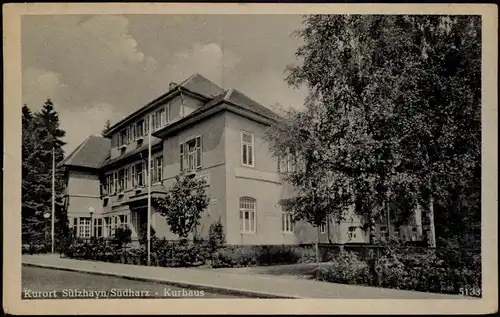 Ansichtskarte Sülzhayn-Ellrich Kurhaus 1958