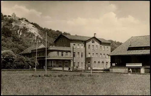 Ansichtskarte Bad Sulza Partie am Wismut-Sanatorium DDR AK 1965/1963