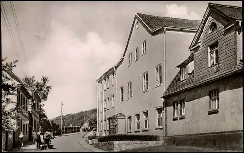Ansichtskarte Bad Sulza Strassen Partie am Kurheim I DDR AK 1969/1964
