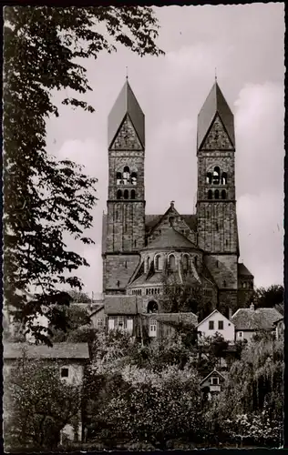 Bad Homburg vor der Höhe Partie an der Kirche Erlöserkirche 1975