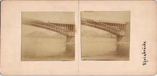 Französische Soldaten Bestzung Rheinland 1919 Privatfoto 3D/Stereoskopie