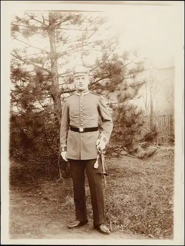 Ansichtskarte  Junger Soldat, Wk1 Pickelhaube - Säbel 194