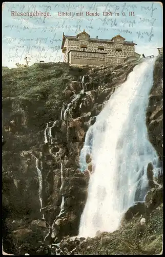 Spindlermühle Špindlerův Mlýn | Spindelmühle Elbfallbaude / Labská bouda   1912