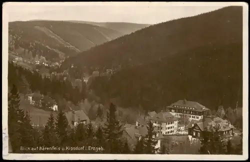 Bärenfels (Erzgebirge)-Altenberg (Erzgebirge) Kipsdorf - Stadtpartie 1935