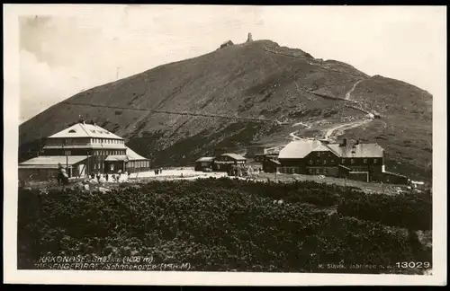 Postcard Krummhübel Karpacz Schneekoppe/Sněžka/Śnieżka 1930