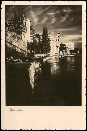 Ansichtskarte Passau Partie am Inn - Stimmungsbild 1931