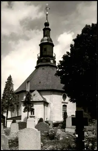 Ansichtskarte  Religion/Kirche - Kirche und Friedhof 1964