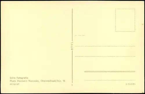 Ansichtskarte Oberweißbach Fröbelturm Thüringer Wald DDR AK 1953