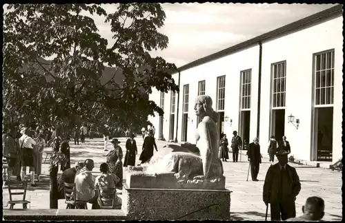 Ansichtskarte Bad Wiessee Vor der Wandelhalle 1961