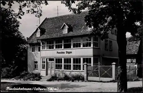 Ansichtskarte Friedrichsbrunn Pension Dippe zu DDR-Zeiten 1964