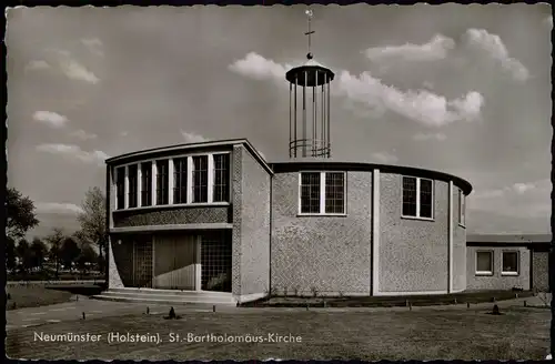 Ansichtskarte Neumünster St.-Bartholomäus-Kirche 1962