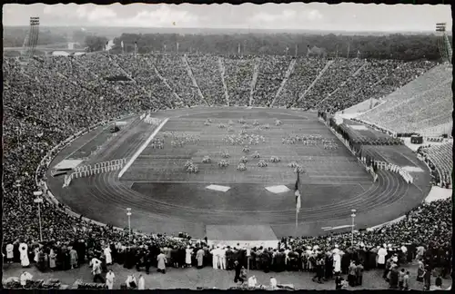 Leipzig Zentralstadion Sportforum Stadion der Hundertausend DDR AK 1960