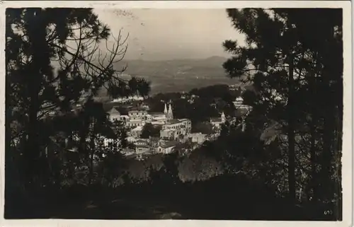 Postcard Lissabon Cintra 1939  gel. Deutsche Schiffspost