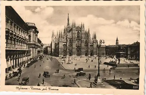 Cartoline Mailand Milano Piazza del Duomo 1934