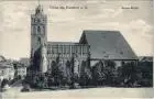 Ansichtskarte Frankfurt (Oder) Marienkirche, Straße - Seitenschiff 1912