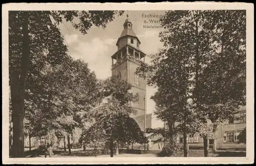 Ansichtskarte Eschwege Nikolaiturm 1928