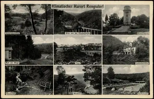 Rengsdorf Völkerwiesenthal, Bismarck-Turm, Laubachsmühle, Badeanstalt 1950/1940