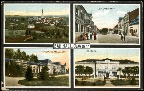 Hall in Tirol Solbad Hall Stadt, Straße, Trinkahalle, Kurhaus 1912