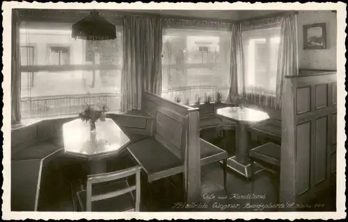 Ansichtskarte Bergzabern Cafe und Konditorei Friedrich Wagner - Gaststube 1935