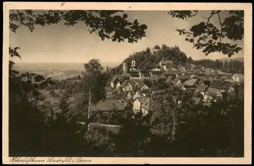 Ansichtskarte Lindenfels (Bergstraße) Stadtblick 1934