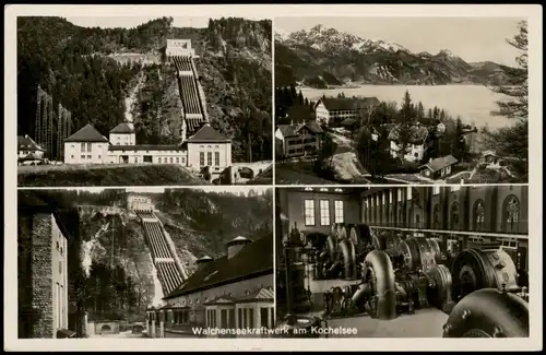 Ansichtskarte Kochel am See Kraftwerk Walchensee, Turbinenraum MB 1932