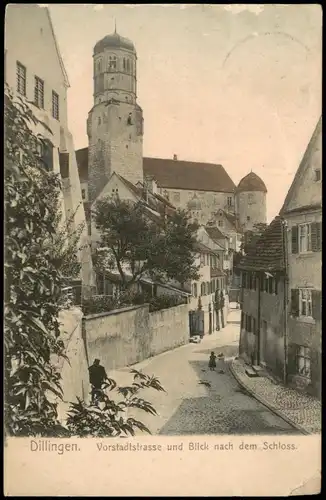Ansichtskarte Dillingen a. d. Donau Vorstadtstrasse 1910