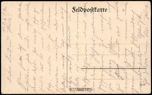 Ansichtskarte  Militaria Sturmangriff WK1 Künstlerkarte 1914