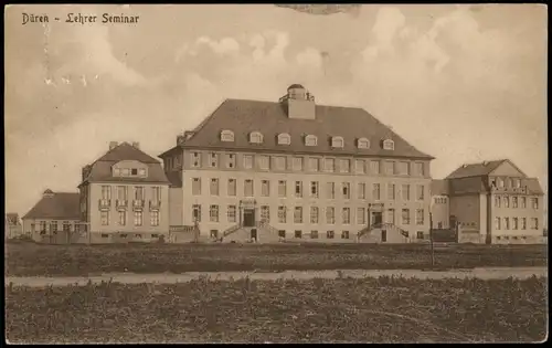 Ansichtskarte Düren Lehrer Seminar 1913