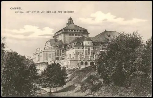 Ansichtskarte Kassel Cassel Neues Hoftheater 1912