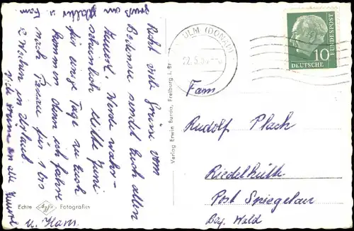 Ansichtskarte Lindau (Bodensee) Zeltplatz - Zech 1955