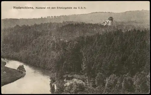 Niederschlema-Bad Schlema Muldental mit dem Erholungsheim des V. D. H. 1922