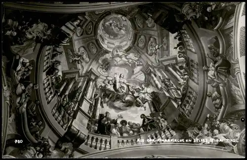 Ansichtskarte Telfes im Stubai Pfarrkirche - Deckenmalerei 1964