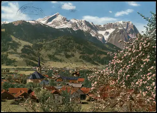 Ansichtskarte Garmisch-Partenkirchen Stadt 1962