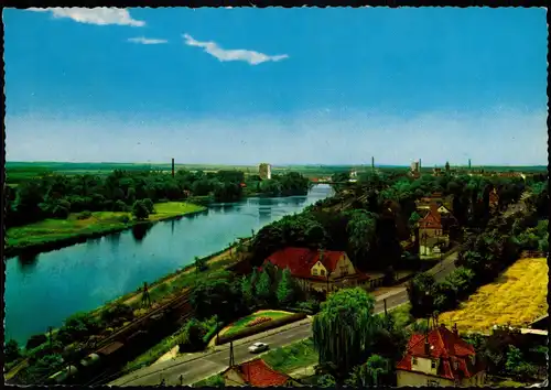 Ansichtskarte Schweinfurt Blick von der Peterstirn 1970
