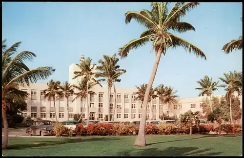 Postcard Key West Hospital 1970