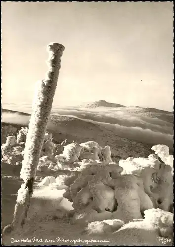 Petersdorf (Riesengebirge) Piechowice Hohes Rad Riesengebirge - Winter 1965