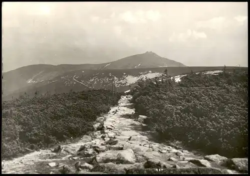 Postcard Krummhübel Karpacz Schneekoppe/Sněžka/Śnieżka 1972